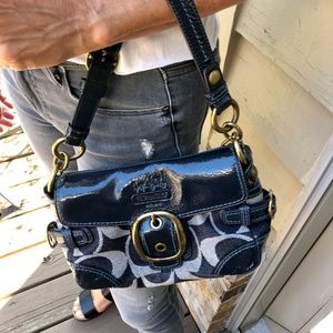 Blue Coach Purse